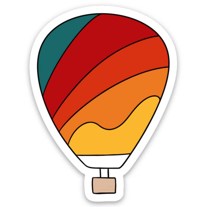 Balloon Bright Sticker for wholesale by The Doodle Shop