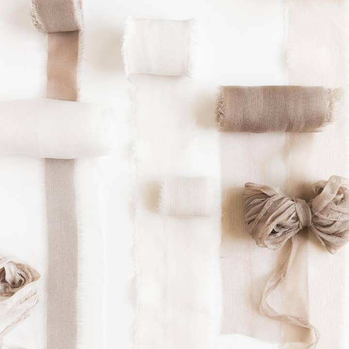 Silk Classic Ribbon in Cotton for wholesale by Tono + Co