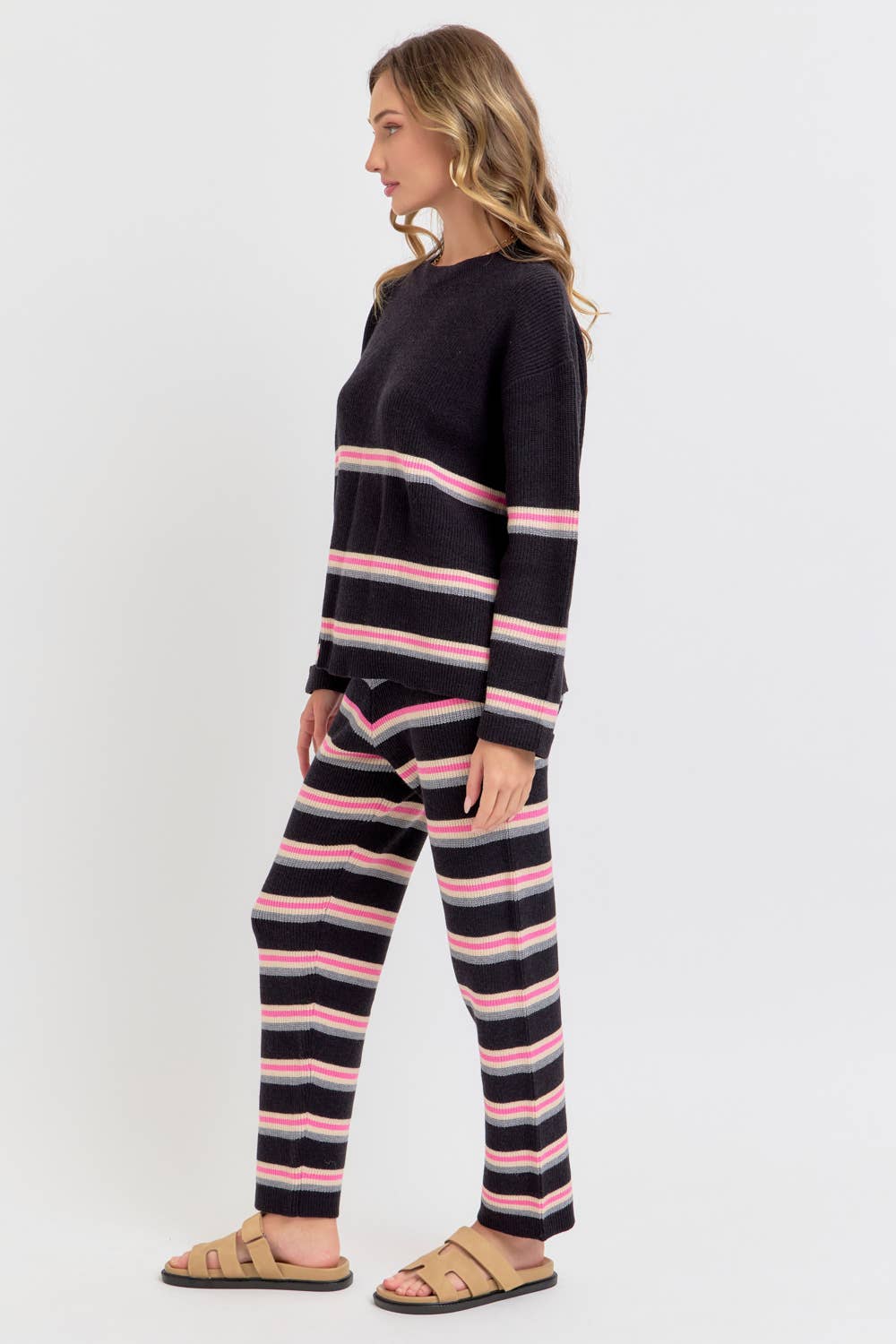 Sweet Lovely by Jen – Engroshandel Pullover - Dame – STRIBET STRIKTOP/SWEATER22