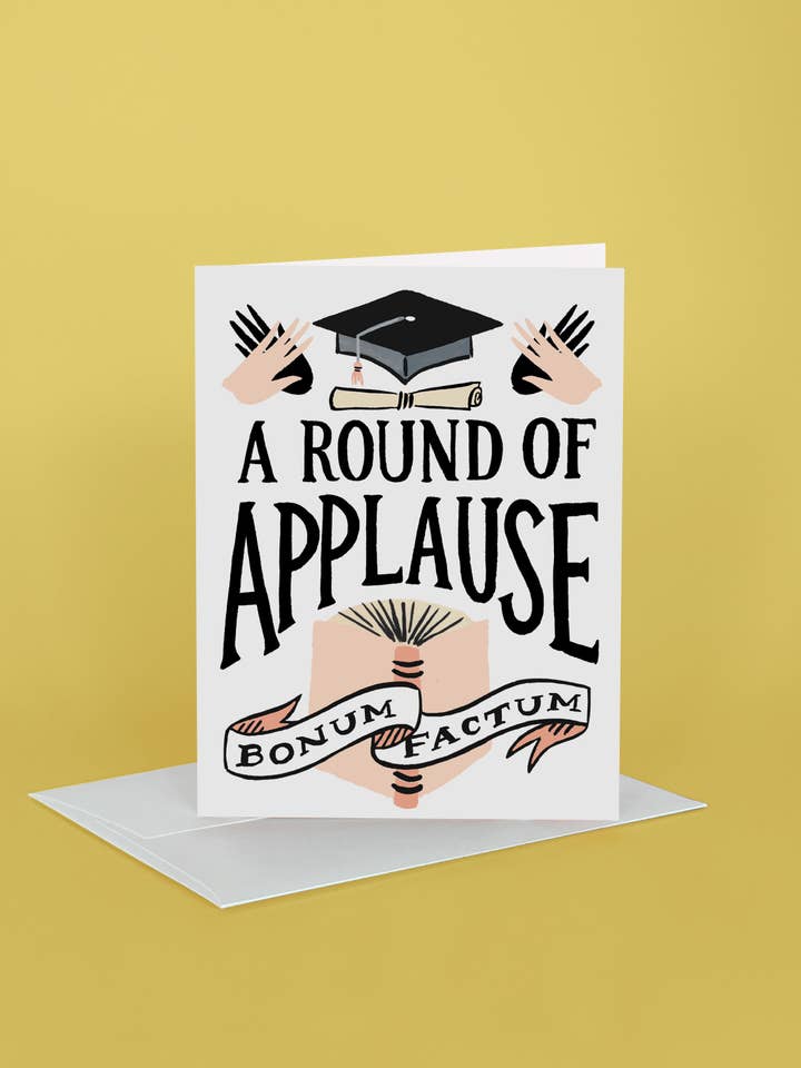 Grad Applause Greeting Card for wholesale by Idlewild Co.