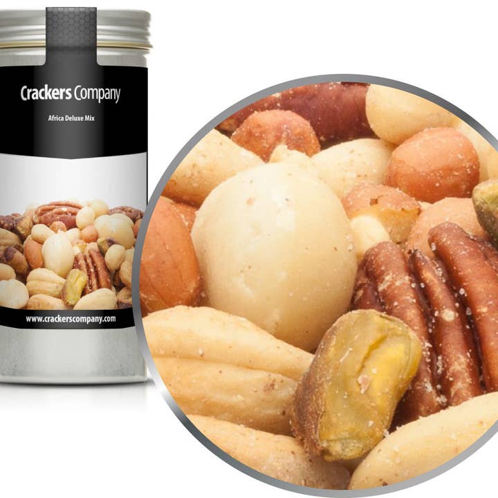 Africa Deluxe Mix. VPE mit 40 Stk. u. 80g Inhalt je Stk. für den Großhandel von CrackersCompany