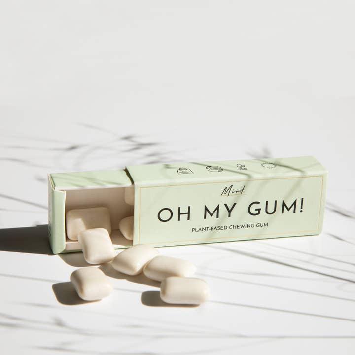 OH MY GUM! - Wholesale Chewing Gum - OH MY GUM! - MINT CHEWING GUM - PLANT-BASED SUGAR-FREE