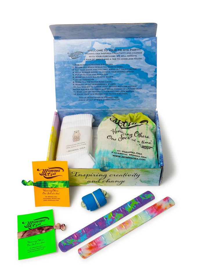 Activity Kit- Adventure Collection Tie Dye Activity Kit for wholesale by Momma Osa