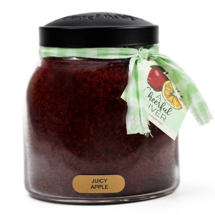 A Cheerful Giver - Wholesale Jar/Filled Candle - KOTL Papa Candle (34oz.) – Juicy Apple