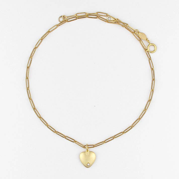 Collier cœur Forget Me Not pour la vente par La Vie Parisienne