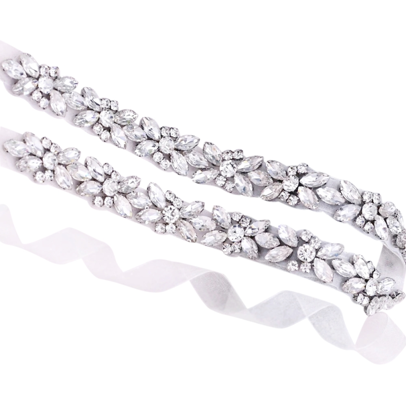 Athena Bridal Jewellery - Vente Ceinture – femme - CEINTURE DE MARIÉE EN CRISTAL BRILLANT - CEINTURE 445