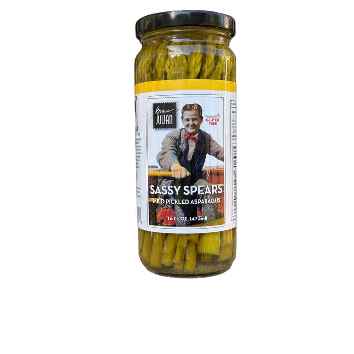Bruce Julian Heritage Foods - Wholesale Pickled Vegetables - Sassy Spears™ - 16 oz jar