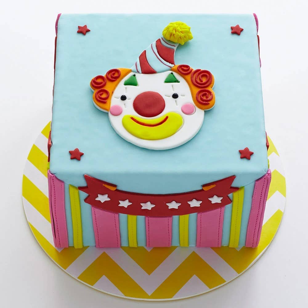 Summitbaking - Wholesale Cookie Cutter - Circus Clown Cutter and Embosser1