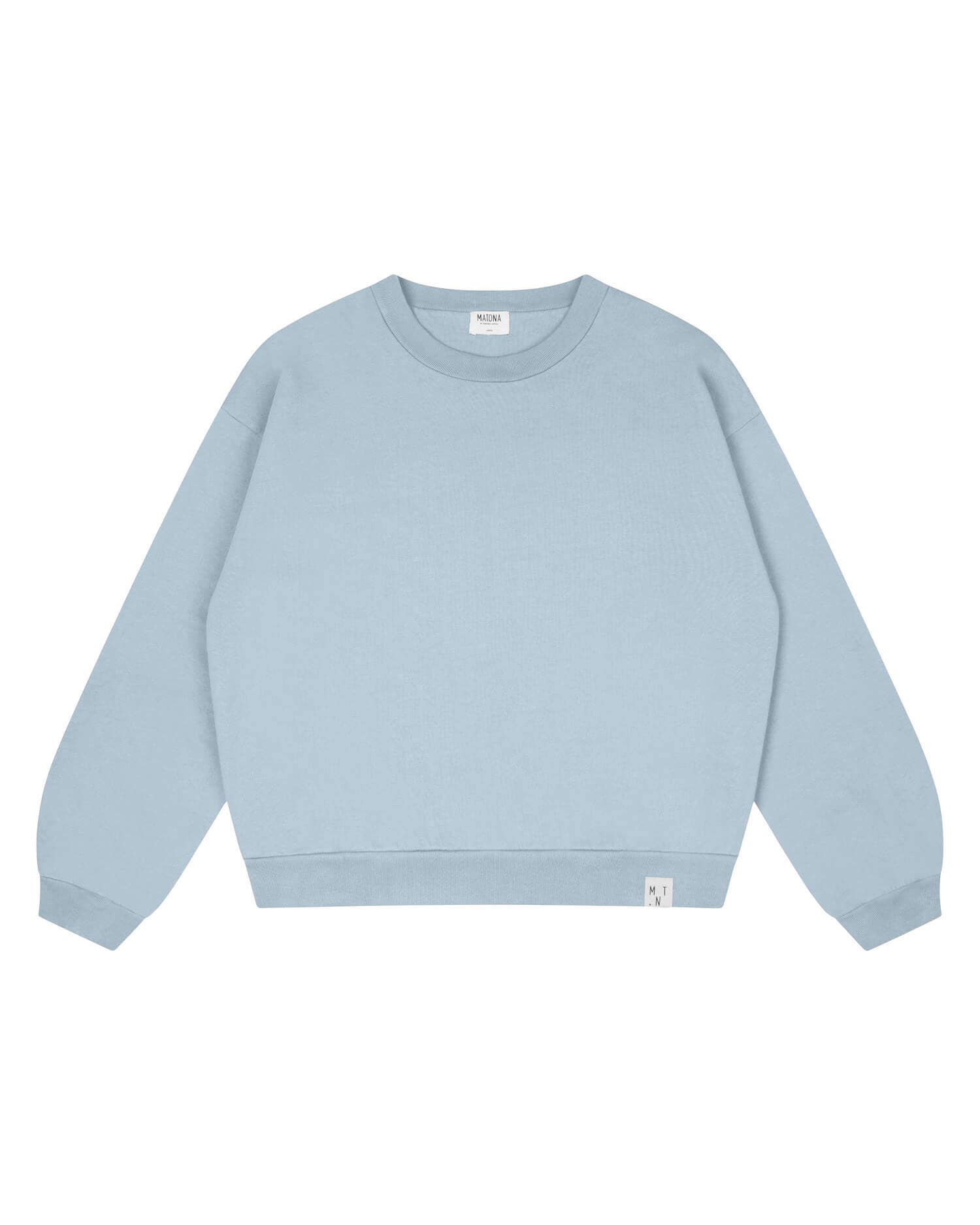 Matona - Vente Sweat-shirt – femme - Sweat léger bleu brouillard1