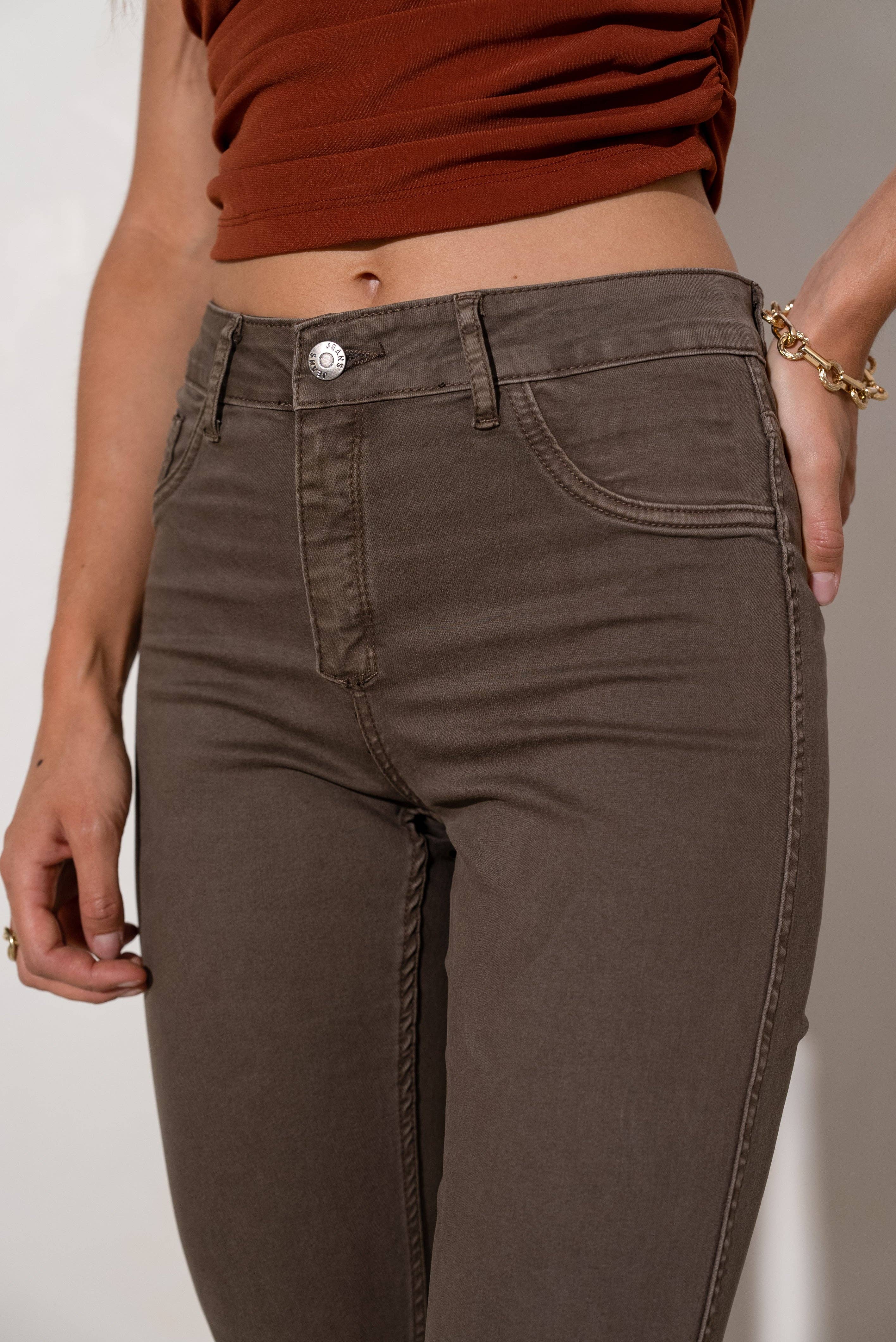 ONADO - Wholesale Pants - Women's - Estelle Taupe pants6