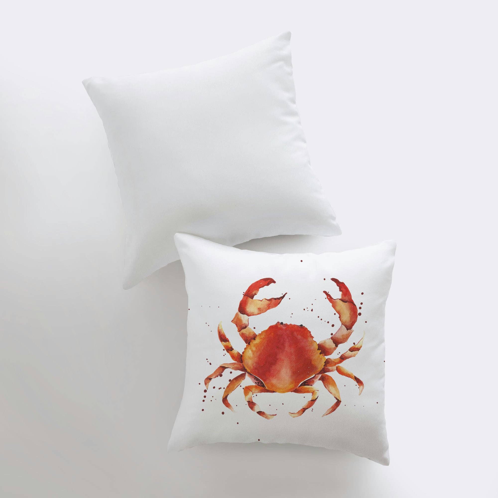 UniikPillows - Vente Housse de coussin - Crabe orange | Housse d'oreiller | Coussin | Décoration d'intérieur | Décoration côtière moderne | Nautique | Océan | Cadeau pour elle | Housses d'oreiller d'appoint3