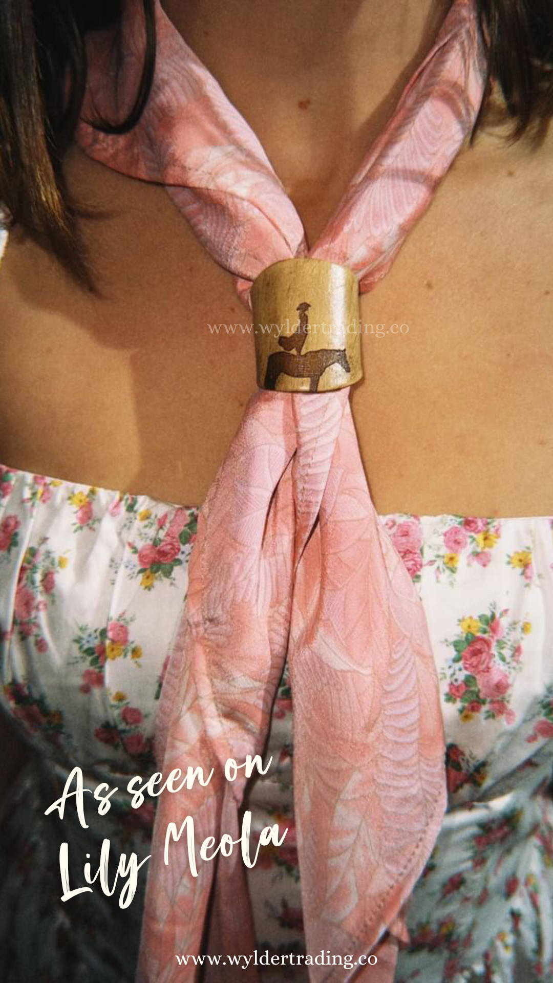 Wylder Trading Company - Wholesale Scarf Clip - Women's - Leather Bolo Scarf Slide 10+ | CUSTOM Logo or Wedding Favor8