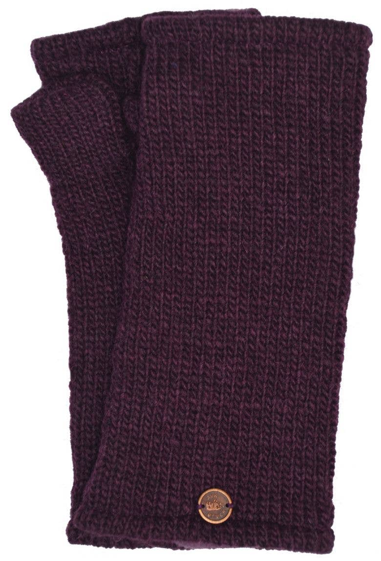 Black Yak Ltd - Wholesale Gloves - Unisex - Plain Wristwarmers - Knitted Pure Wool - Fair Trade8