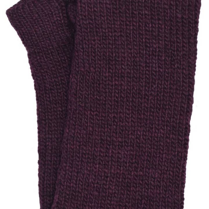 Black Yak Ltd - Wholesale Gloves - Unisex - Plain Wristwarmers - Knitted Pure Wool - Fair Trade8