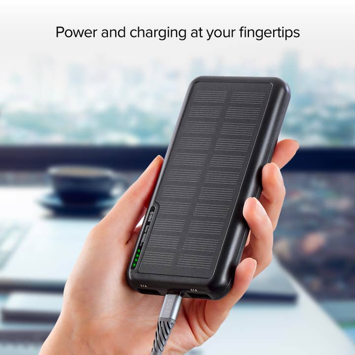 SBS - Wholesale Portable Charger - 10,000 Mah Solar Power Bank4