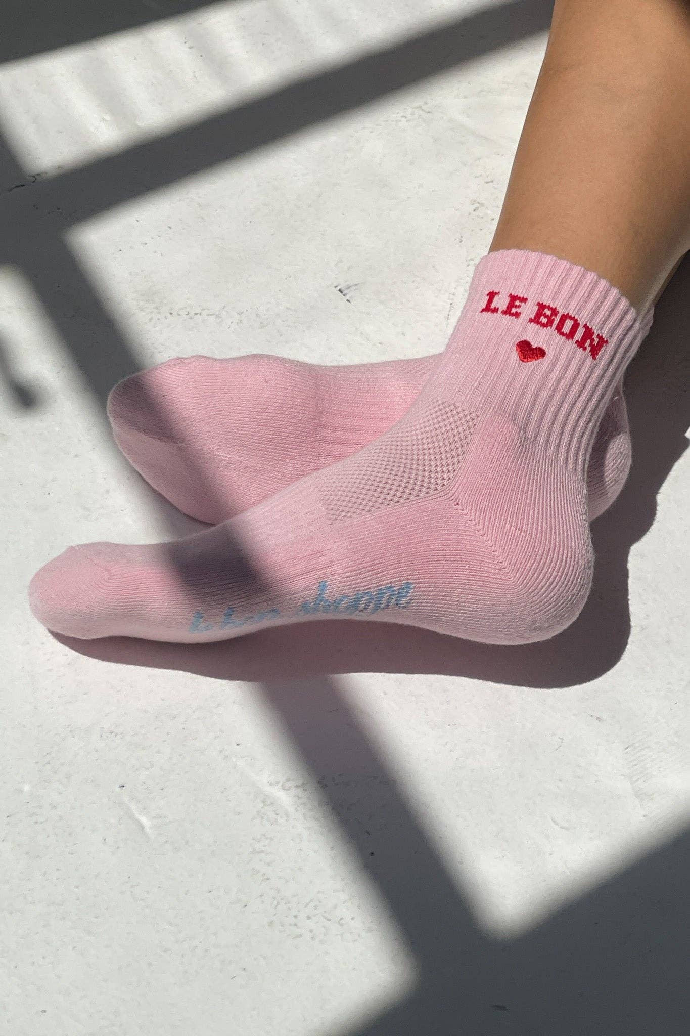 Le Bon Shoppe - Wholesale Socks – Women's - Embroidered Crew Socks (wholesale)3