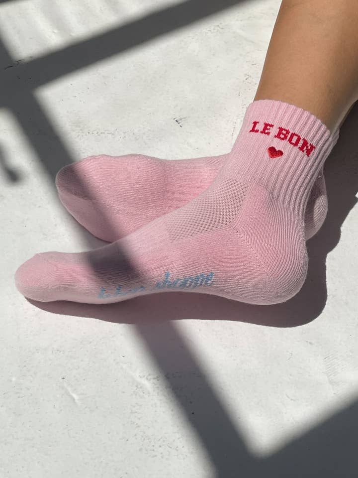 Le Bon Shoppe - Wholesale Socks - Women's - Embroidered Crew Socks (wholesale)3
