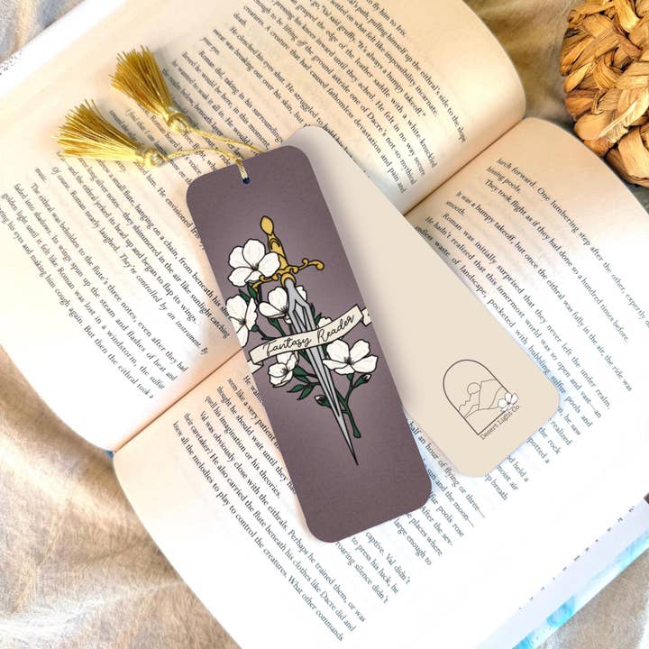 Fantasy Reader Sword Bookmark with Tassel for wholesale by Desert Light Co.