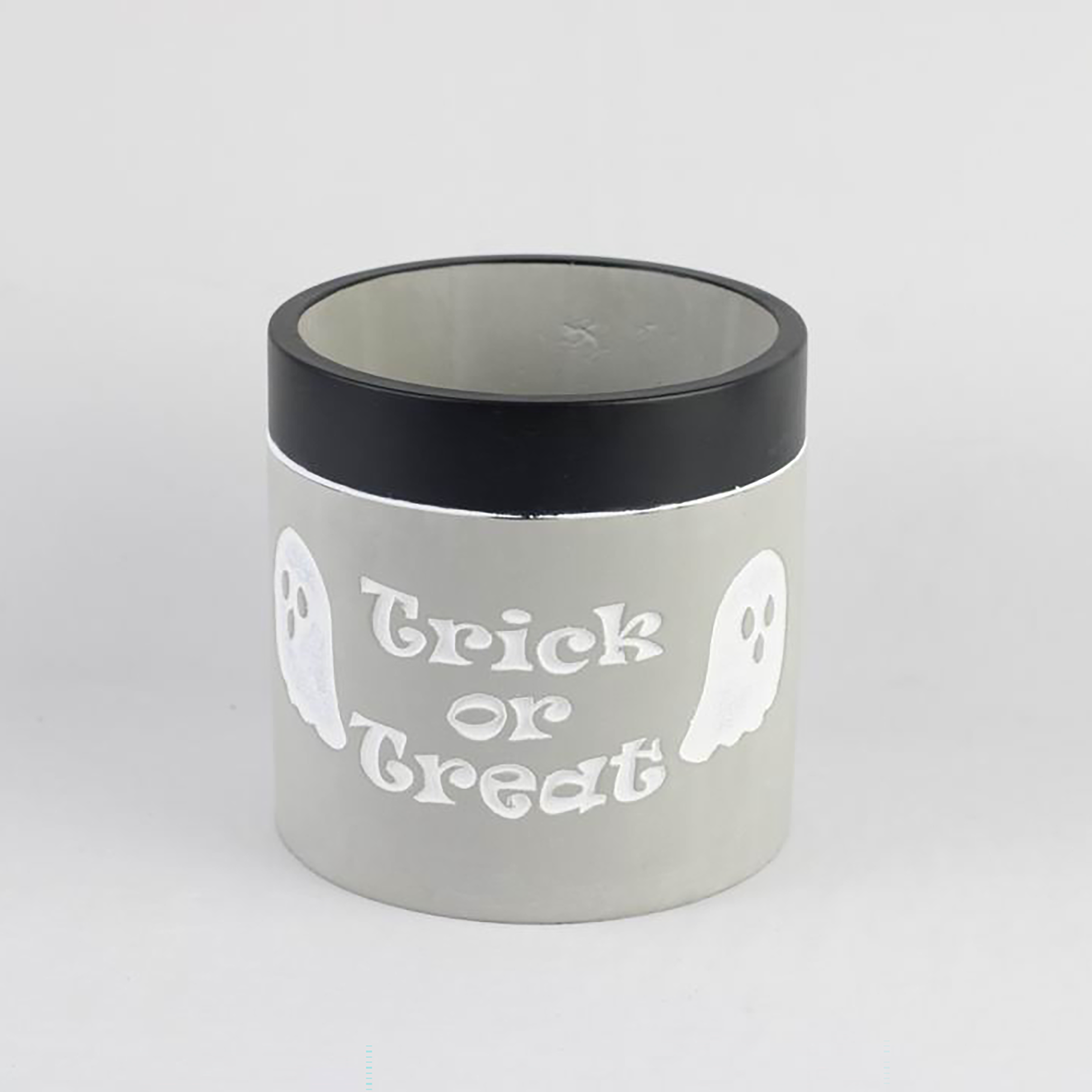 Florinia - Wholesale Plant Pot - “Trick or Treat” Concrete Pot with Ghost Motif – Planter or Votive2