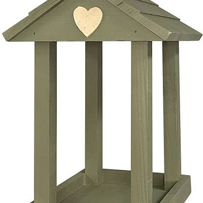BestNest Inc - Wholesale Bird Feeder - Valentine Fly Through Bird Feeder, Green