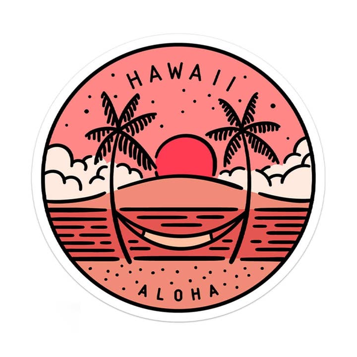 Hawaii Sticker for wholesale by Albion Mercantile Co.
