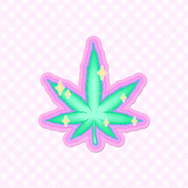 LooLooKazoo - Wholesale Sticker - Matte 420 Leaf Vinyl Sticker