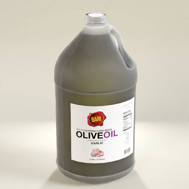Bari Olive Oil - Wholesale Olive Oil - Garlic Infused Olive Oil - 1 Gal