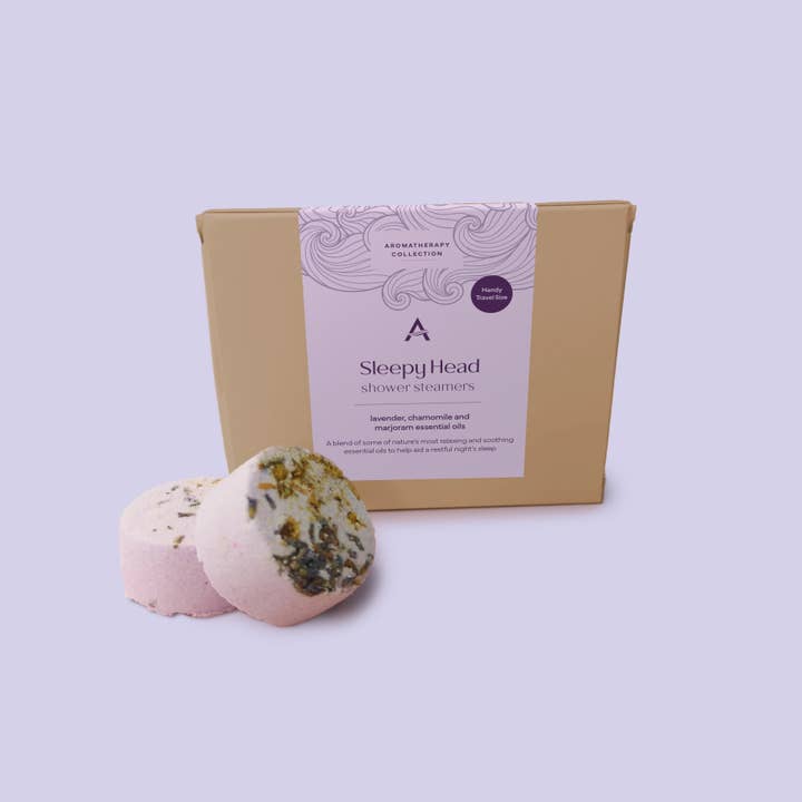 Ascent Bath & Body - Wholesale Shower Steamer/Bomb - Sleepy Head lavender and chamomile shower steamers