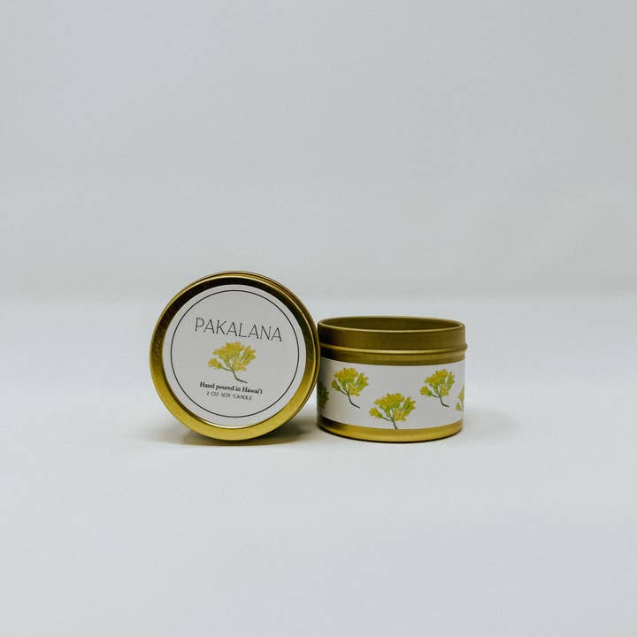 Bougie Pakalana 2 oz pour la vente par Jules and Gem Hawaii