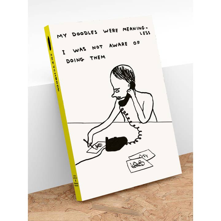 Funny Gift - Doodles Sketchbook by David Shrigley for wholesale by David Shrigley x Brainbox Candy