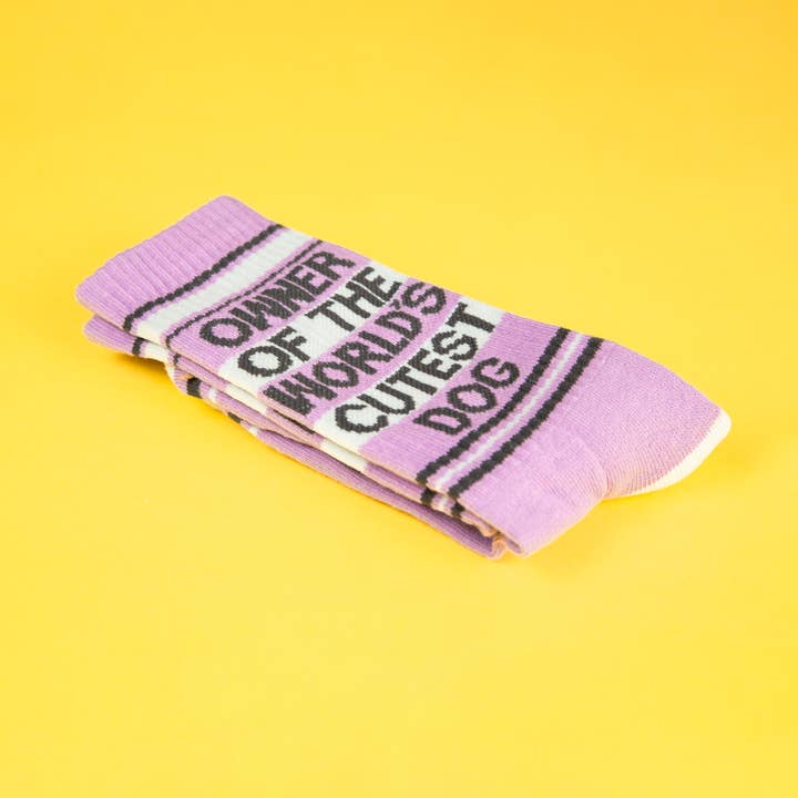 Gumball Poodle - Wholesale Socks - Unisex - Owner Of The World's Cutest Dog Gym Crew Socks5