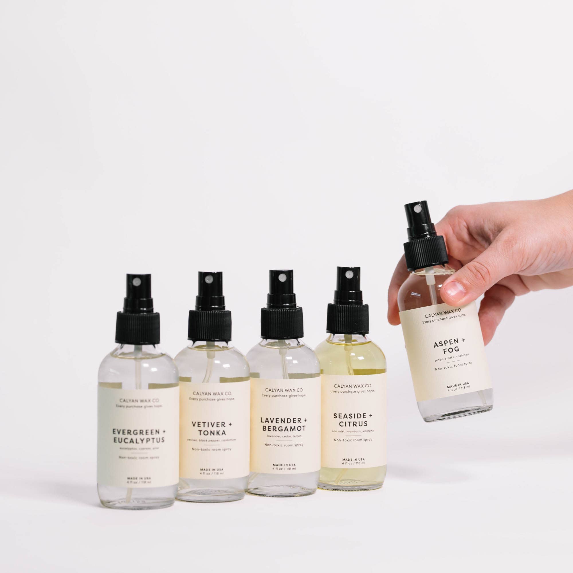 Calyan Wax Co. - Wholesale Room & Linen Spray - Aspen + Fog - Room Spray14