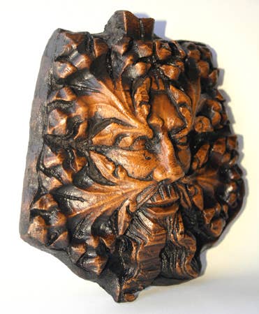 Oakapple Designs Ltd - Wholesale Decorative Figurine -  Gothic Pagan Green Man - Reproduction Cathedral Carving2