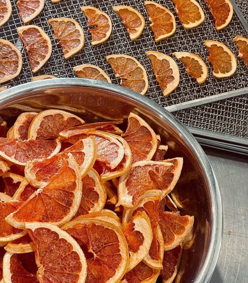 Cocktail Candy - Vente Fruits secs/déshydratés - Sac de service alimentaire - Moitiés de pamplemousse déshydratées3