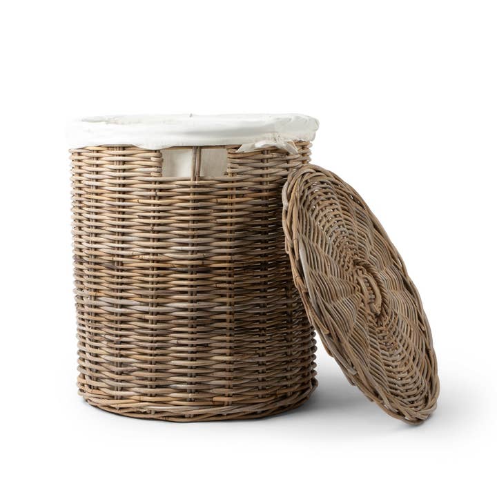 Basketly - Wholesale Laundry Basket - Rattan Laundry Baskets with Lids and Linen Inner Bag
