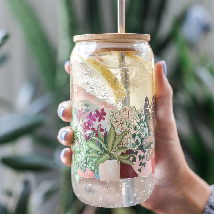 1canoe2 | One Canoe Two Paper Co. - Wholesale Drinking Glass/Cup - Houseplants Glass Can1