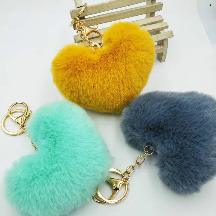Furry Heart Plush Keychain and other Purchase Wholesale plush keyring. Free Returns & Net 60 Terms on Faire trending on Faire.