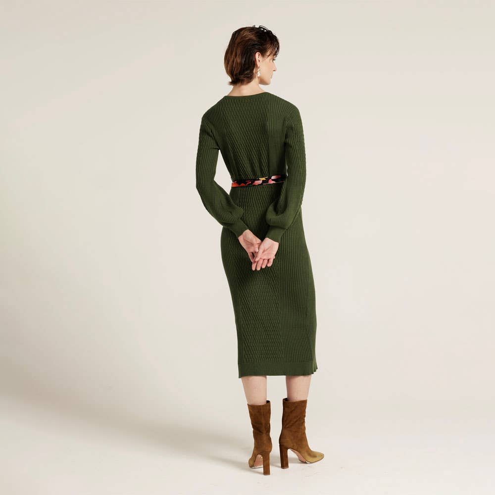 Love, Bonfire the Label - Wholesale Dress - Women's - Green Hills Long Sleeve Knit Dress9