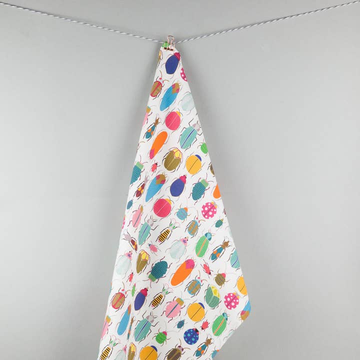 Maggie Magoo Designs - Wholesale Tea Towel - Tea towel - bugs and beetles2