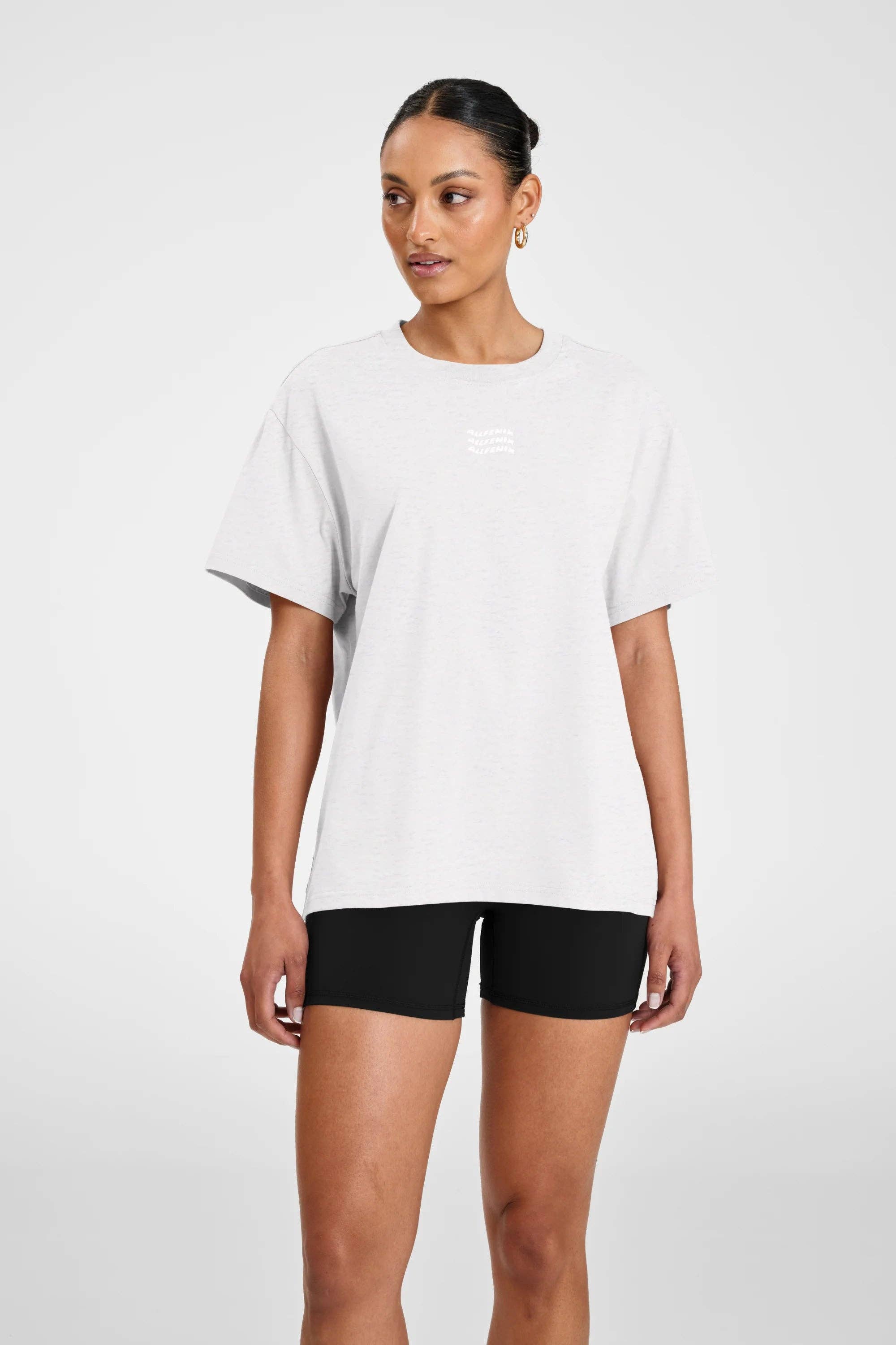 White Marle ALLFENIX Waves Logo Tee for wholesale on Faire