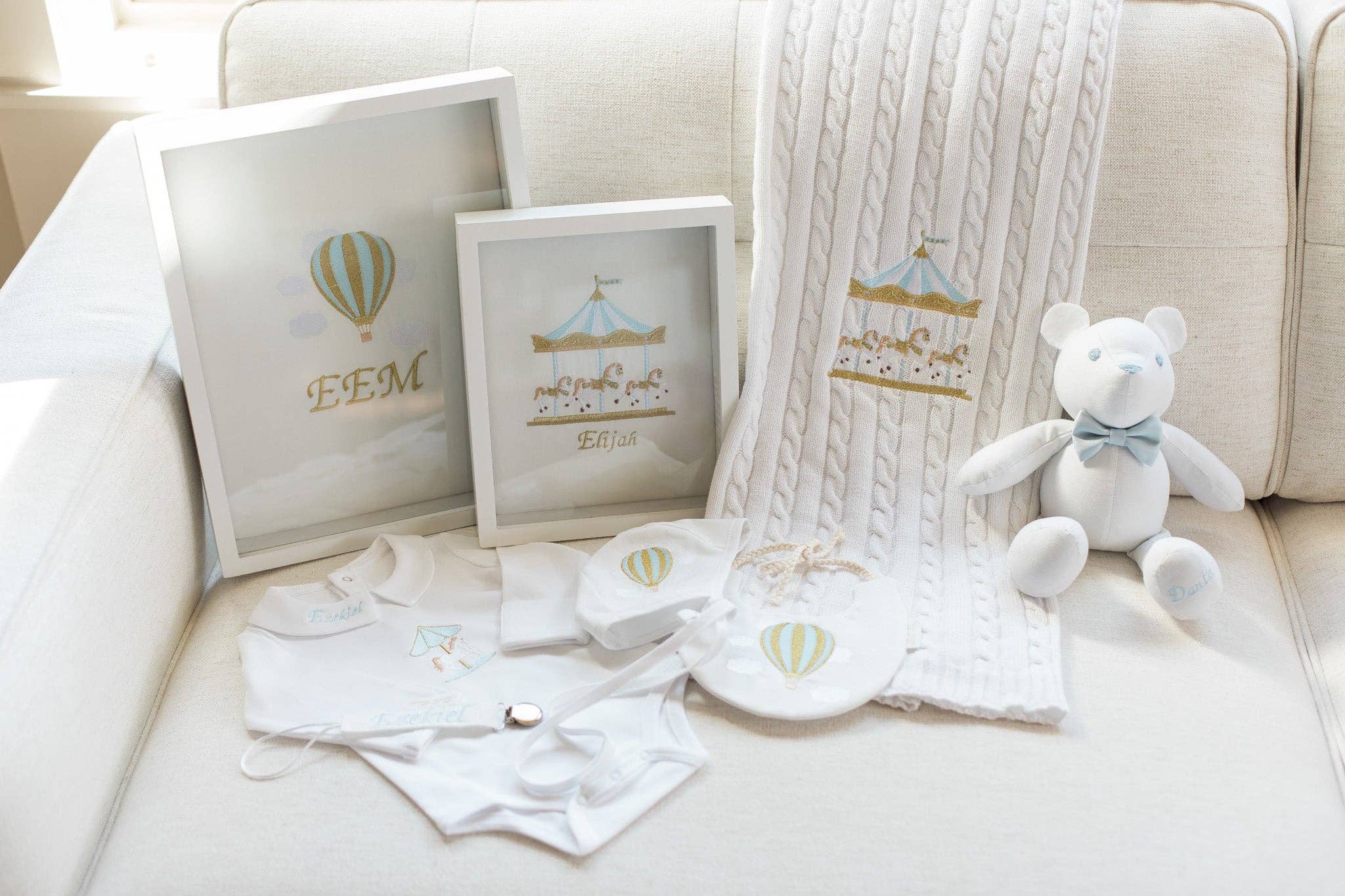 Bebe Theory - Wholesale Bedding Blanket - Kids & Baby - Carousel White Baby Blanket4