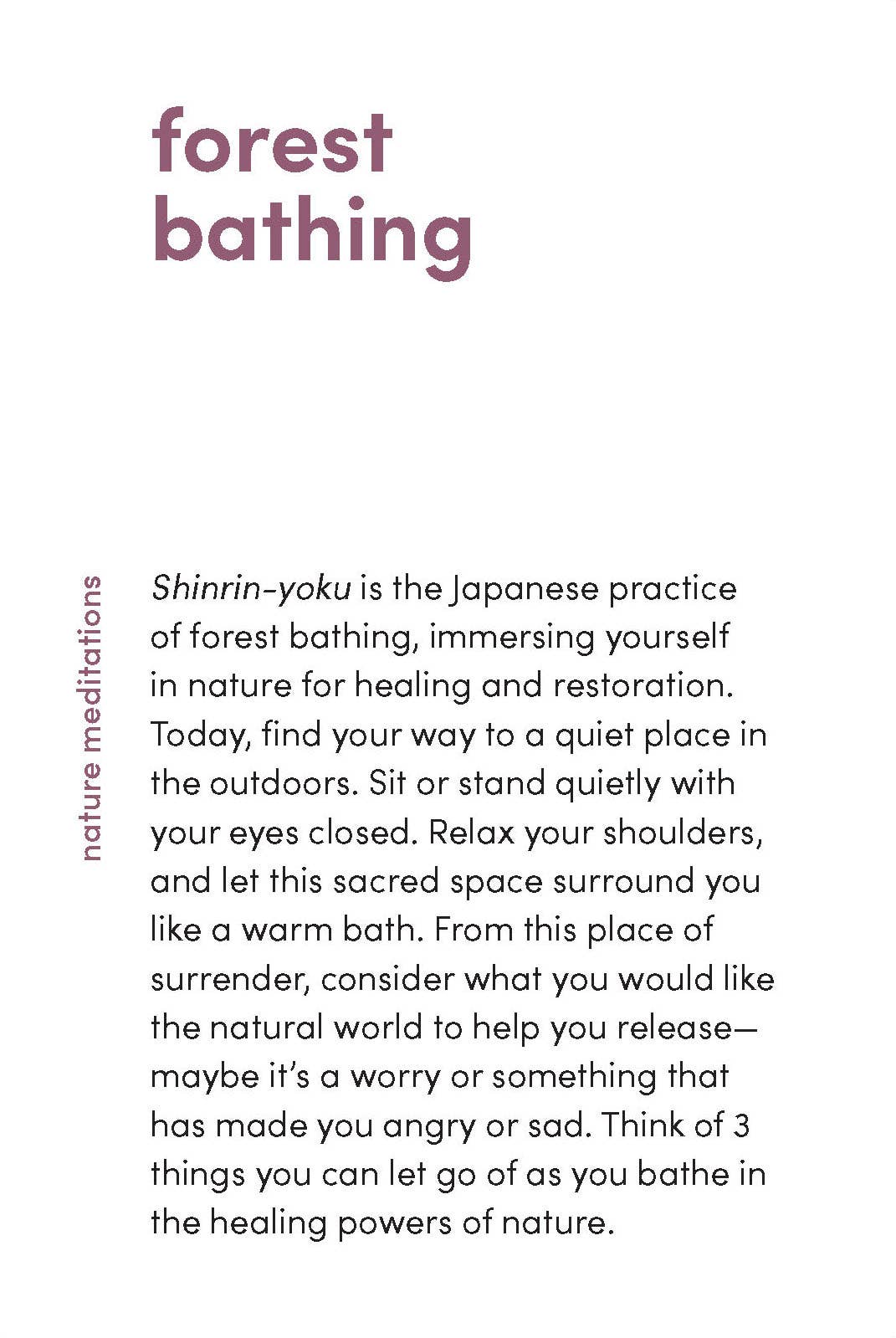 Chronicle Books - Wholesale Tarot Cards - Nature Meditations Deck7