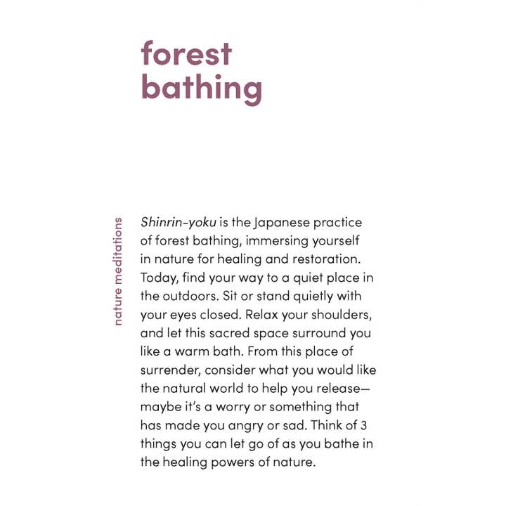 Chronicle Books - Wholesale Tarot Cards - Nature Meditations Deck7