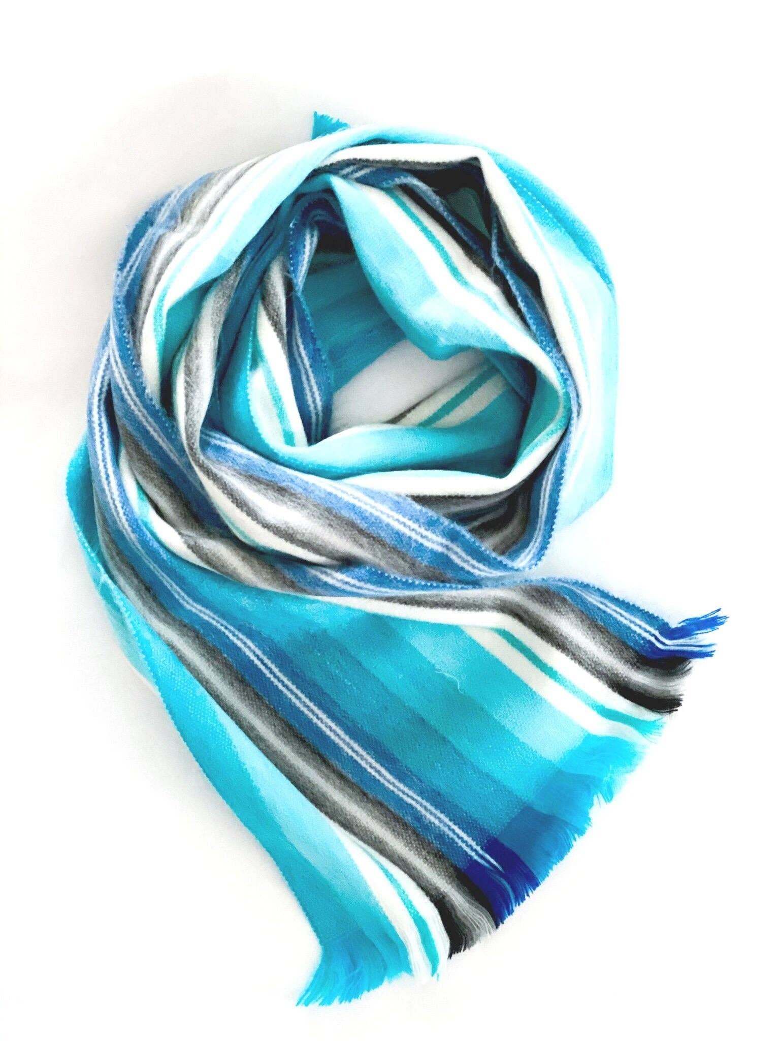 Meraki Movement - Wholesale Scarf - Unisex - Sea Breeze Alpaca Scarf4