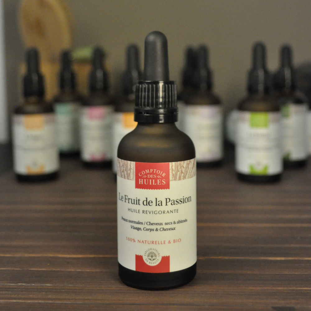 COMPTOIR DES HUILES – Óleo para banho/corpo por atacado – Óleo de Maracujá Biológico1