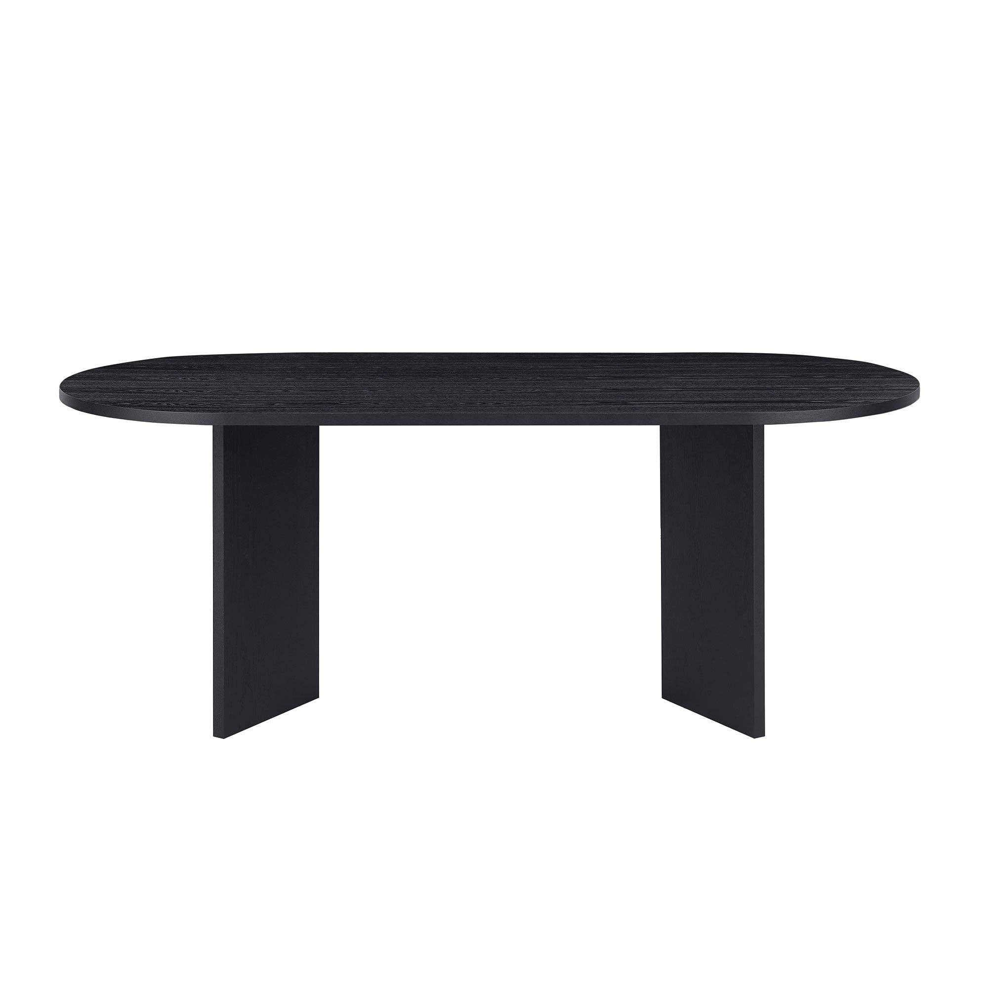 Black Mid-Century Modern Wood Dining Table for Kitchen&Living Room for wholesale on Faire6