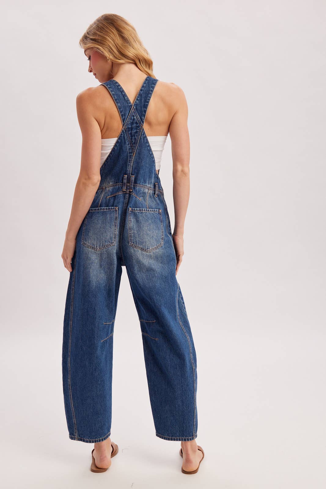 Bluivy - Wholesale Overalls - Women's - DENIM BARREL OVERALLS25