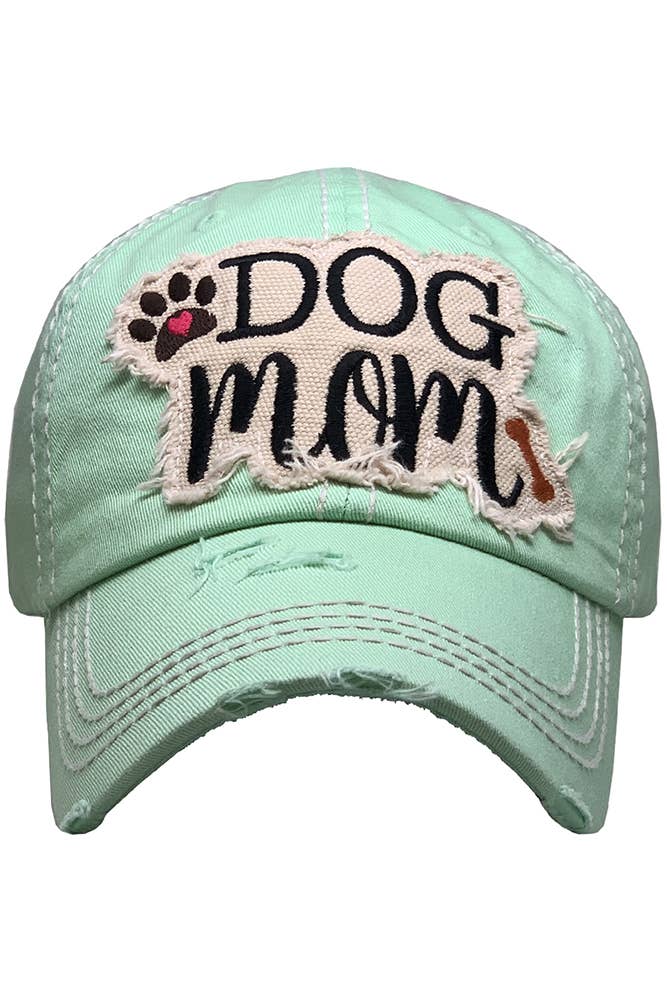 Hana – wholesale Baseballkeps - Dam – DOG MOM keps med vintagepatch och sliten look30