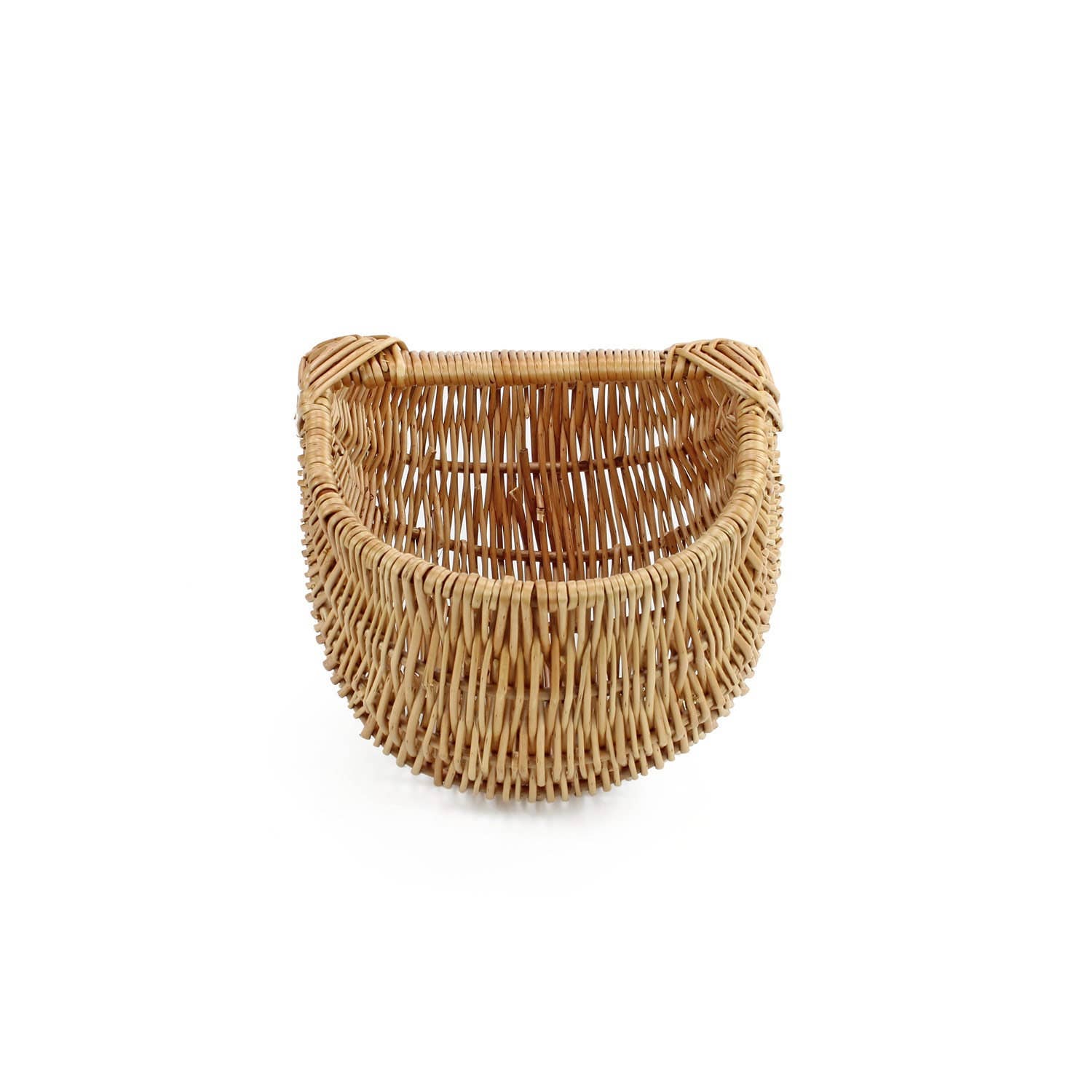 Gadsby – wholesale Basket – Small Rounded Wicker Garden Foraging Storage Trug2