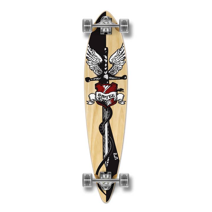 Yocaher Pintail Komplett-Longboard - Smite für den Großhandel von Yocaher Skateboards